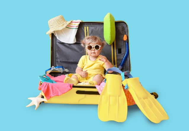 Service für Kleinkinder unter 2 Jahren mit eigenem Sitzplatz