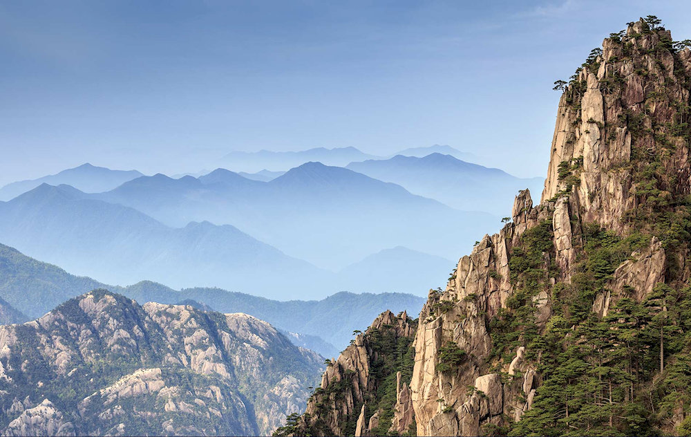Granite peaks rising above thick cloud seas have made Huangshan a staple in classical Chinese art