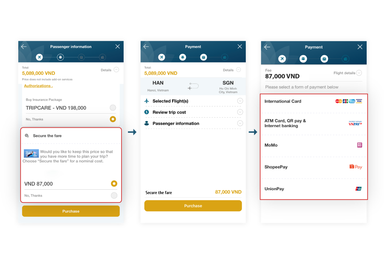 Giữ giá tốt trên app bước 2.