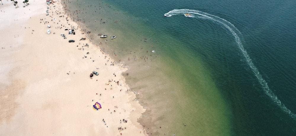 Bai Chay Beach viewed from above