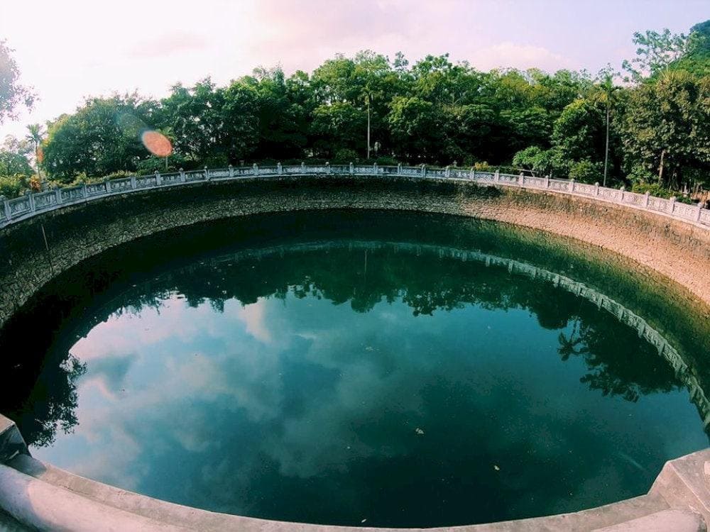 The well’s sacredness adds to the spiritual aura of the entire area