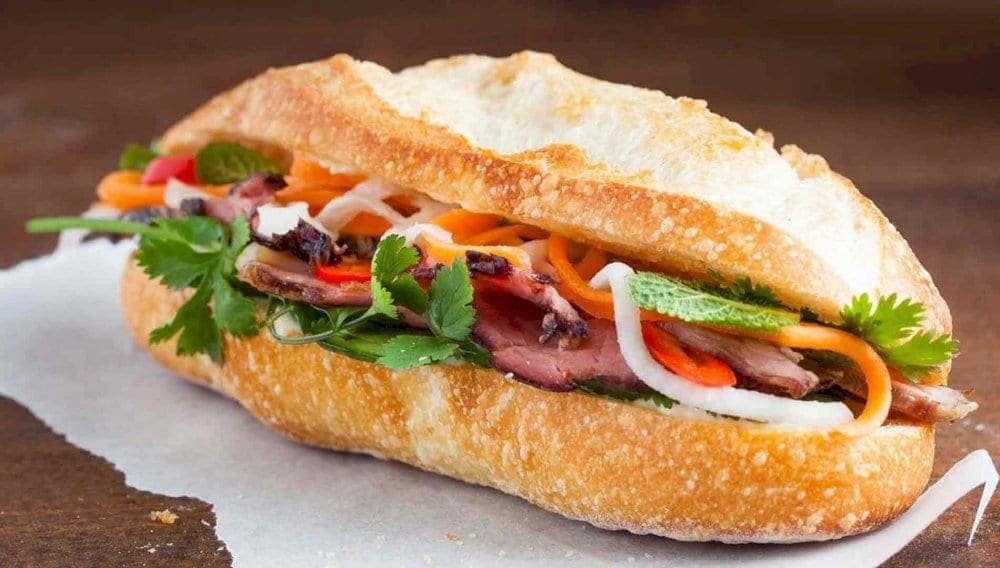 Banh mi is a famous street food of Vietnam