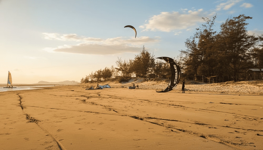 Doi Nhai Beach's crystal-clear waters and pristine flat sand with minimal development maintaining natural beauty