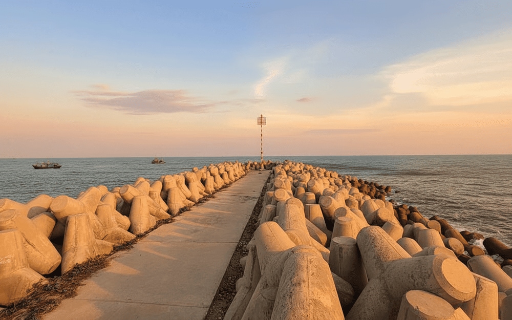 Loc An Beach's emerald waters