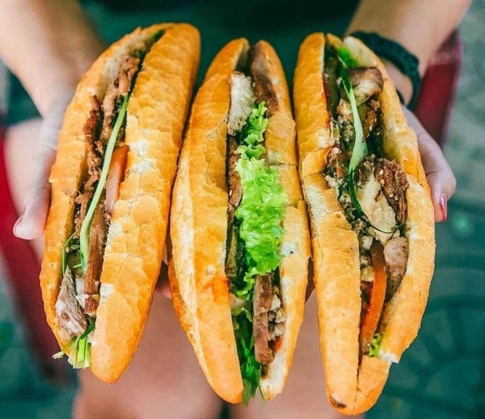 Banh mi is a popular street food loved by many tourist