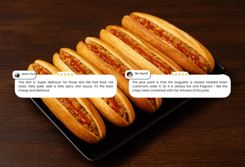 The flavor of Tu Hai Baguette is recognized by many locals and tourists