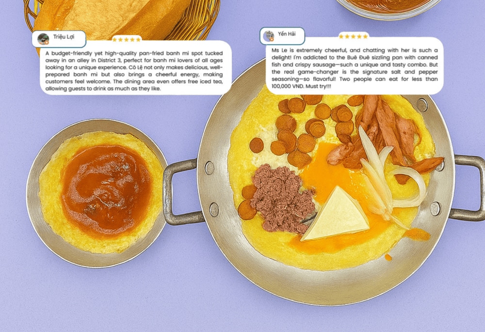 Banh Mi Chao Bue Due receives plenty of praise from local customers