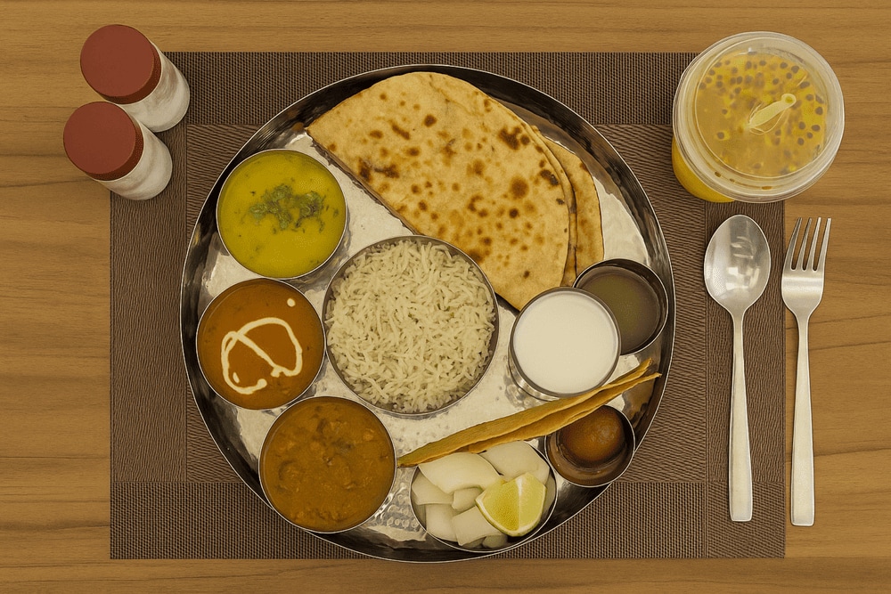 The Indian vegetarian menu includes bold-flavored favorites like dosa, paneer tikka, and biryani, full of authentic spices and aromas