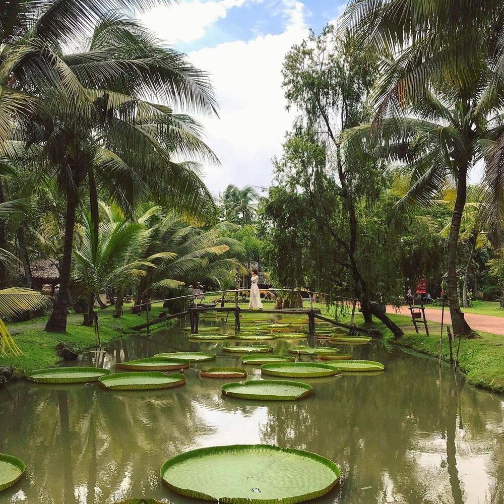 You can enjoy peaceful boat rides along the Saigon River, providing a unique perspective of the village and its surroundings