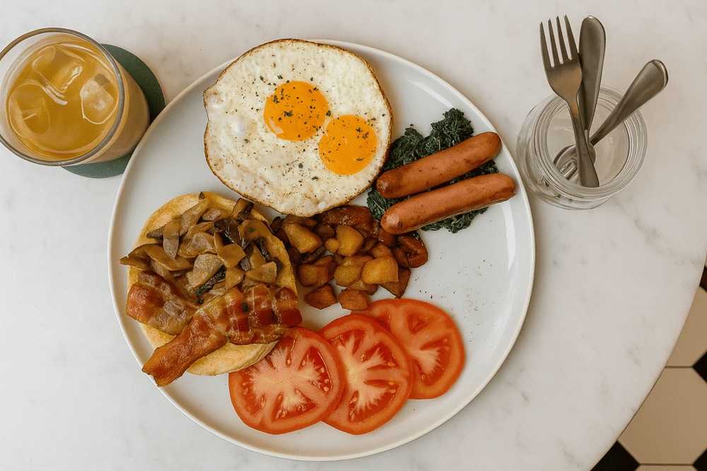 The hearty L’usine brunch with its delightful flavors is sure to impress every diner