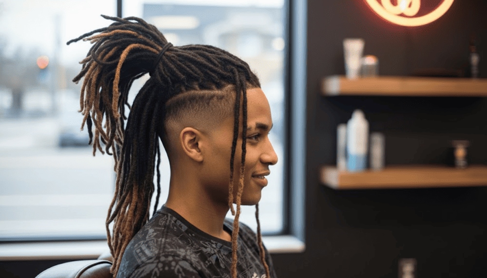Dreadlocks are twisted into bold street-style statements