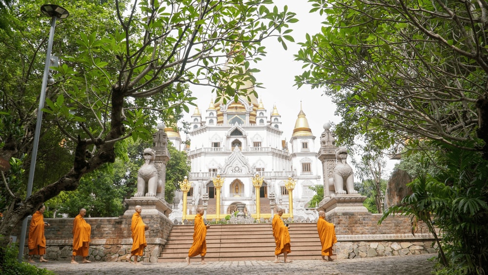 Buu Long Pagoda expresses the unique combination of Thai Buddhist architecture and Nguyen Dynasty essence (Source: Tổ Đình Bửu Long Fanpage)