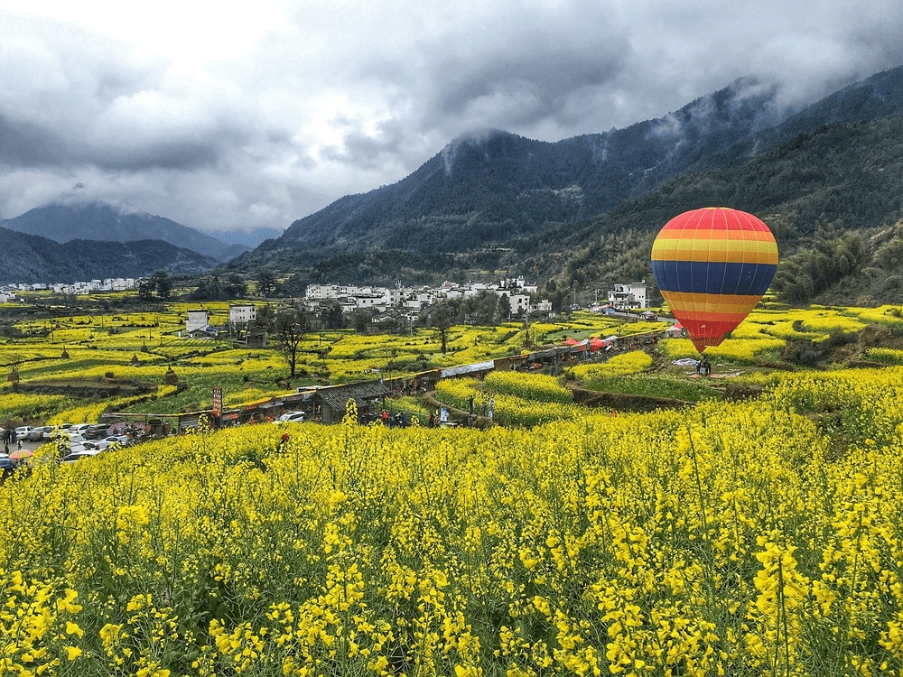 Wuyuan is known for its peaceful villages, brilliant canola blossoms, and graceful ancient homes (Source: Pixabay)