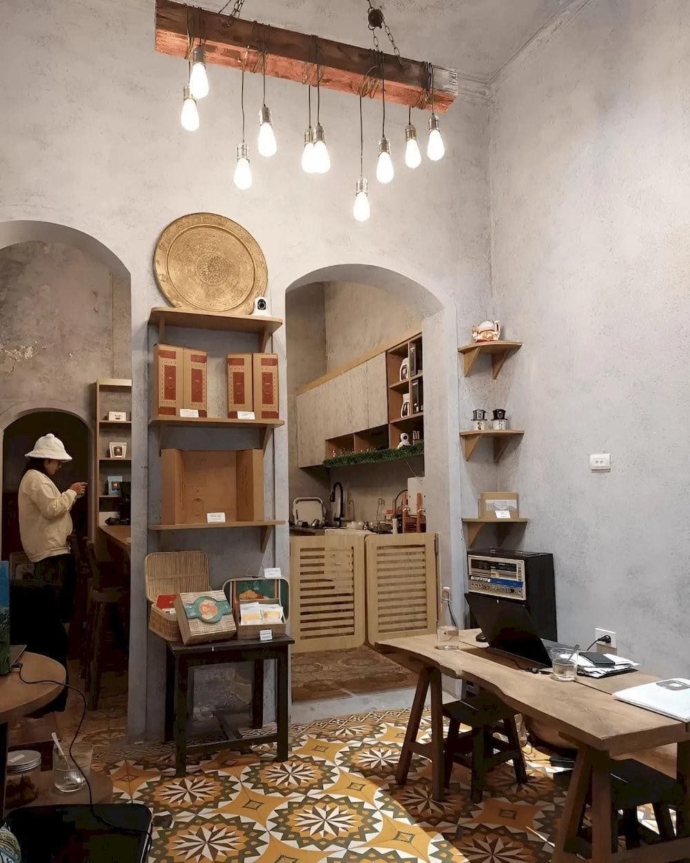 A specialty coffee shop known for carefully crafted drinks, including a refined version of coconut coffee