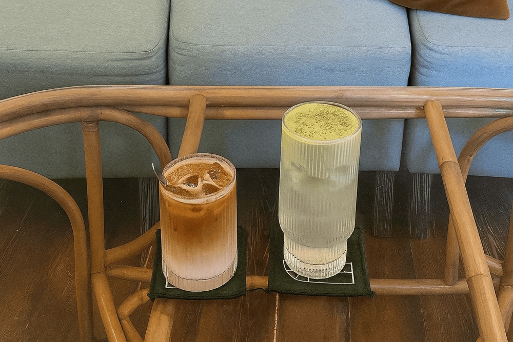 Beanthere serves a variety of drinks, suitable for you to sip on a cool weekend