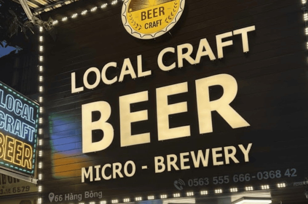 Local Craft Beer represents the grassroots movement of Vietnamese craft brewing, with multiple small venues throughout Hanoi showcasing domestic brewers