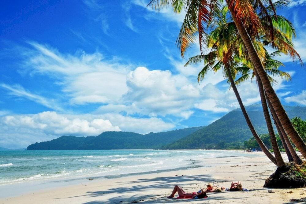 The beach is still largely untouched by tourism, making it very clean and pristine