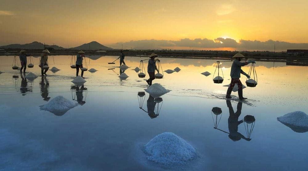 Hon Khoi - The largest salt field in Vietnam