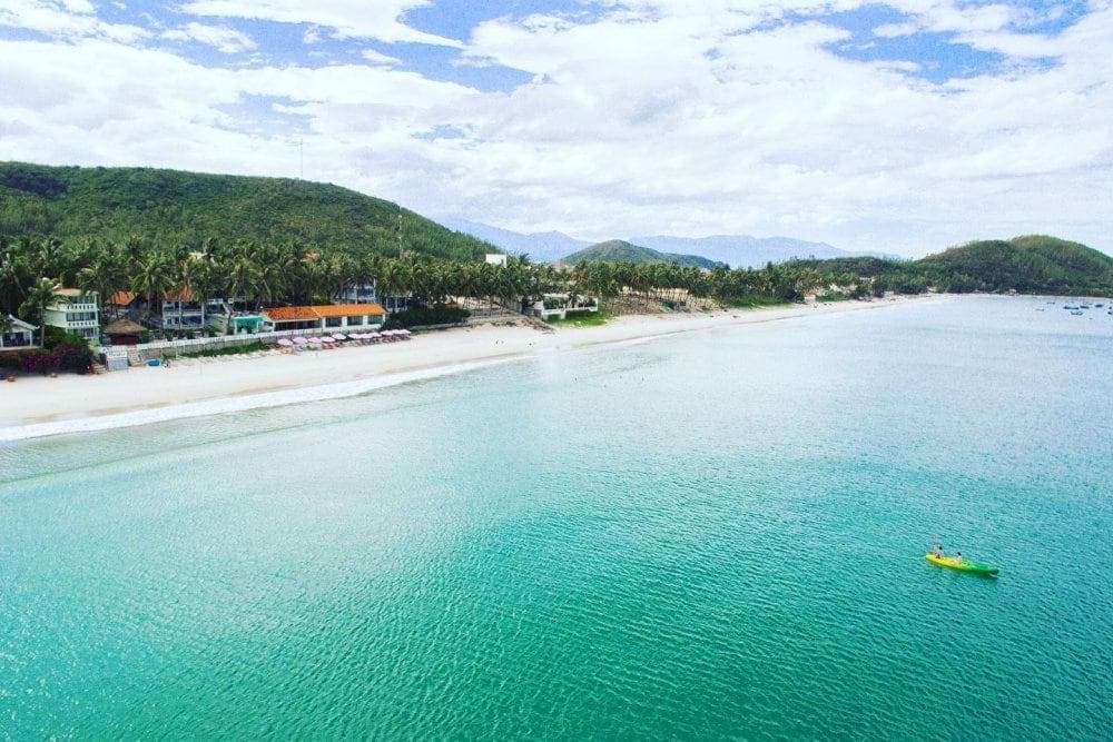 Unlike the busy beaches in Nha Trang, Doc Let Beach remains relatively untouched, offering a more tranquil and authentic Vietnamese beach experience