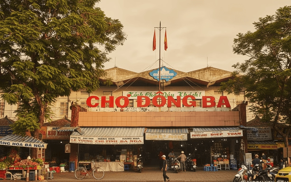 Dong Ba Market is perfect starting point for a comprehensive cultural exploration of this UNESCO World Heritage city