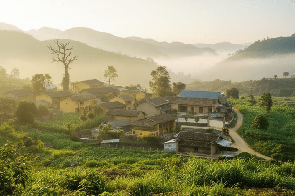 Dong Van is home to diverse ethnic groups like the Lo Lo, Tay, and Hmong