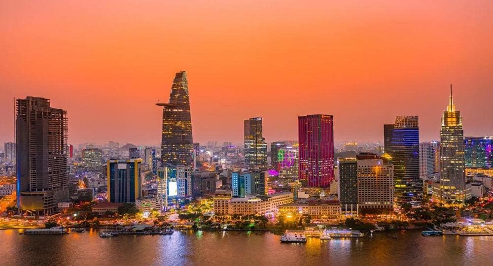 The leading developing city of Vietnam, known for its rapid growth and modern infrastructure