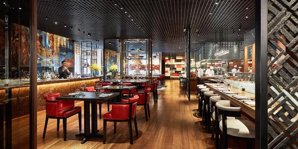 A sophisticated dining experience with a fusion of modern and traditional French flavors