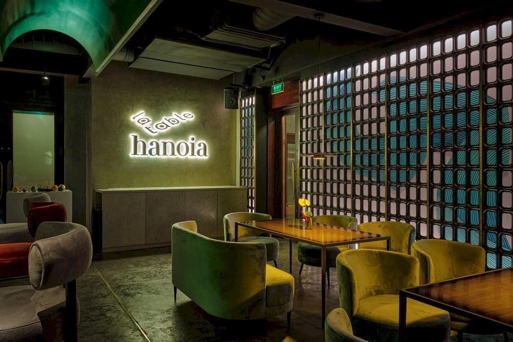 La Table Hanoia is situated on the 3rd floor of the historic Press Club building, adjacent to the Hanoi Opera House