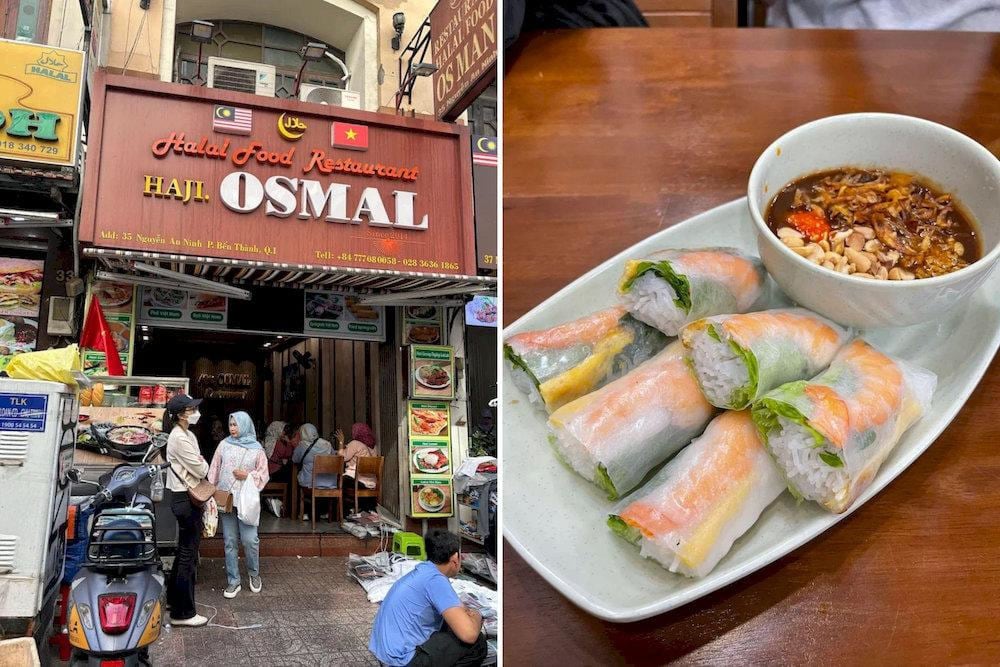 Spring roll is one of the favorite dishes of diners when enjoying a meal at Osman (Source: Aiman A - Google Maps)