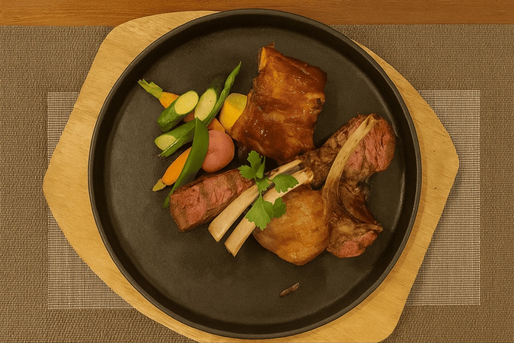 Its steak menu features premium cuts like A5 Hitachiwagyu, prepared with modern techniques