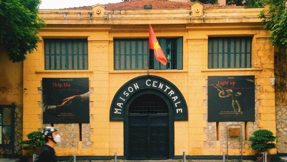 Hoa Lo Prison - the Hanoi Hilton is situated in the heart of Hanoi