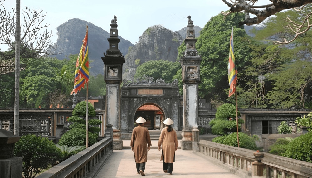 The Majestic King Dinh Tien Hoang Temple