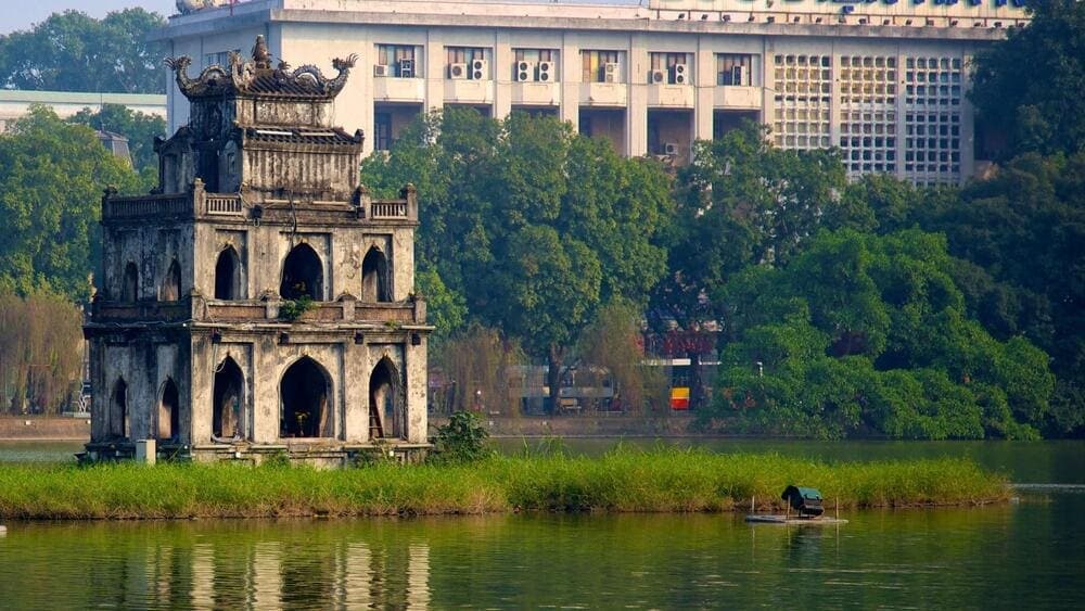 A visit to Hoan Kiem Lake is essential for anyone