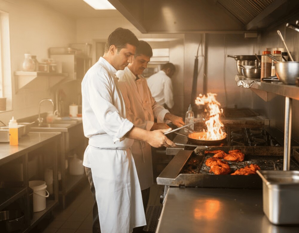 With a team of professional chefs, customers can enjoy dishes with attractive flavors when coming to the restaurant