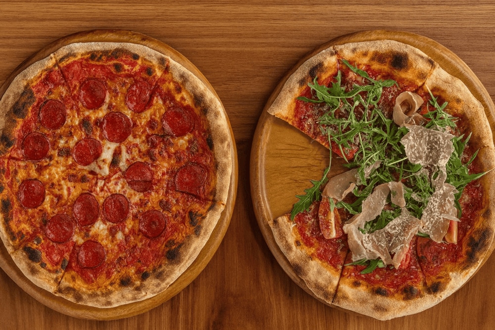 Pizzas at Bottega5 not only look great but also taste amazing