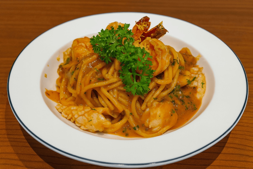 The visually stunning and delicious plates enhance the mood of meetings at Cucina Luca Italian Restaurant