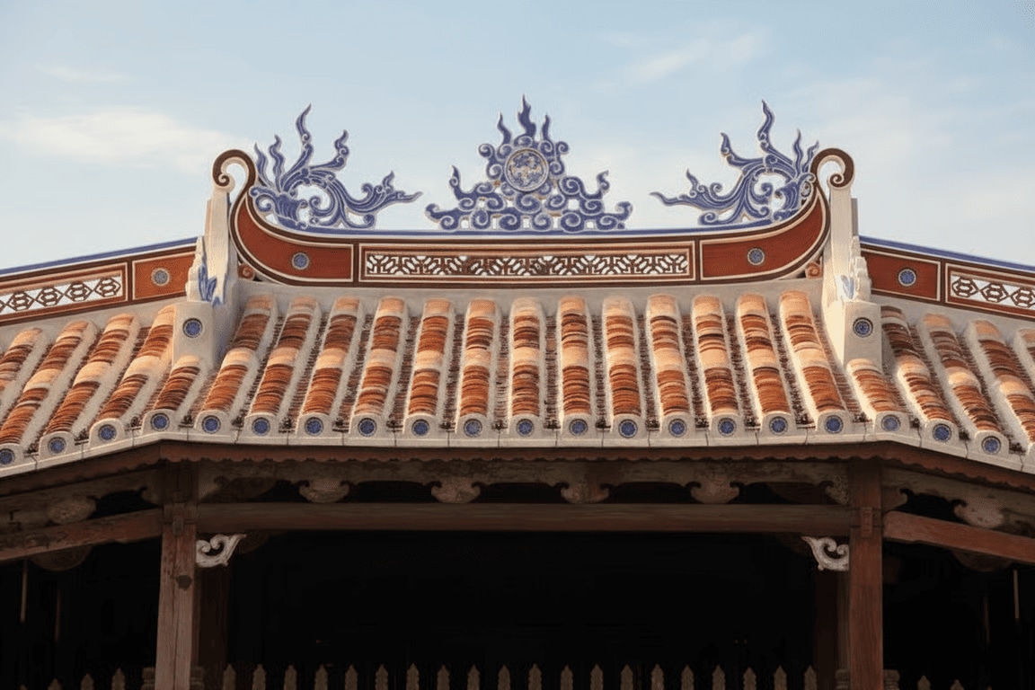 The Japanese Bridge Hoi An underwent a major restoration in 2023. The yin-yang tiled roof, along with its intricate patterns, remained largely unchanged from its original design