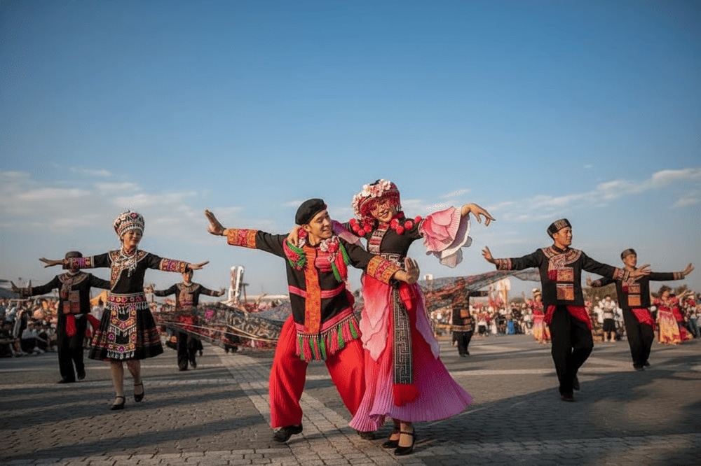 When participating in the Sapa Love Market, visitors will be immersed in the atmosphere with traditional dances