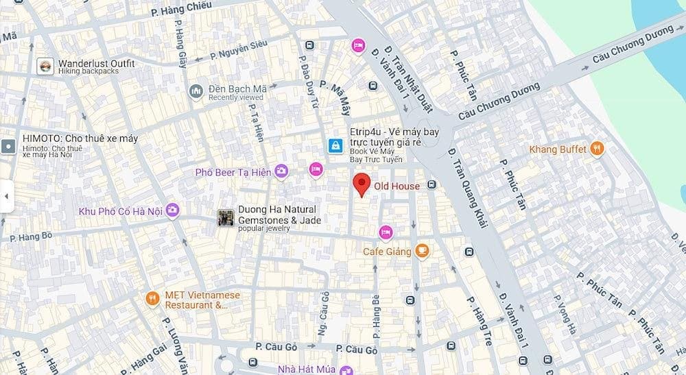 Map of Ancient House