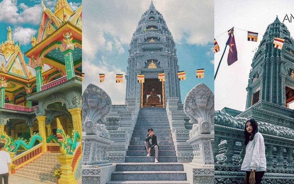 Soc Trang is famous for the wide variety of Khmer pagodas