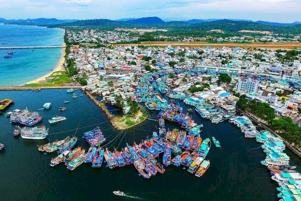The beautiful coastal city of Kien Giang