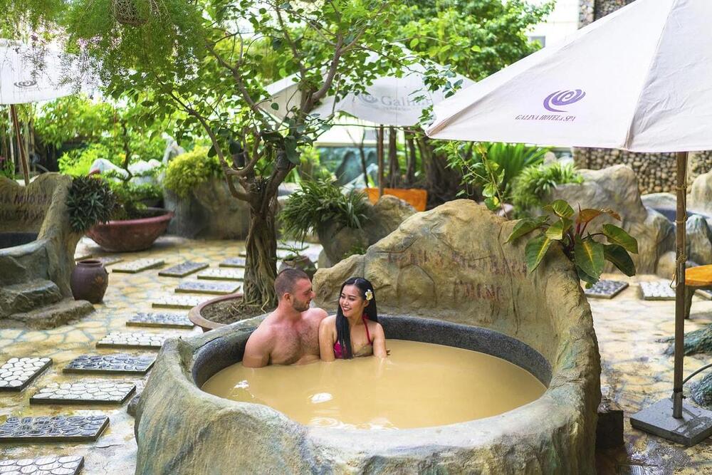 The only place that provides the service of hot mineral mud bath in the heart of Nha Trang (Source: Galina Hotel & Spa)