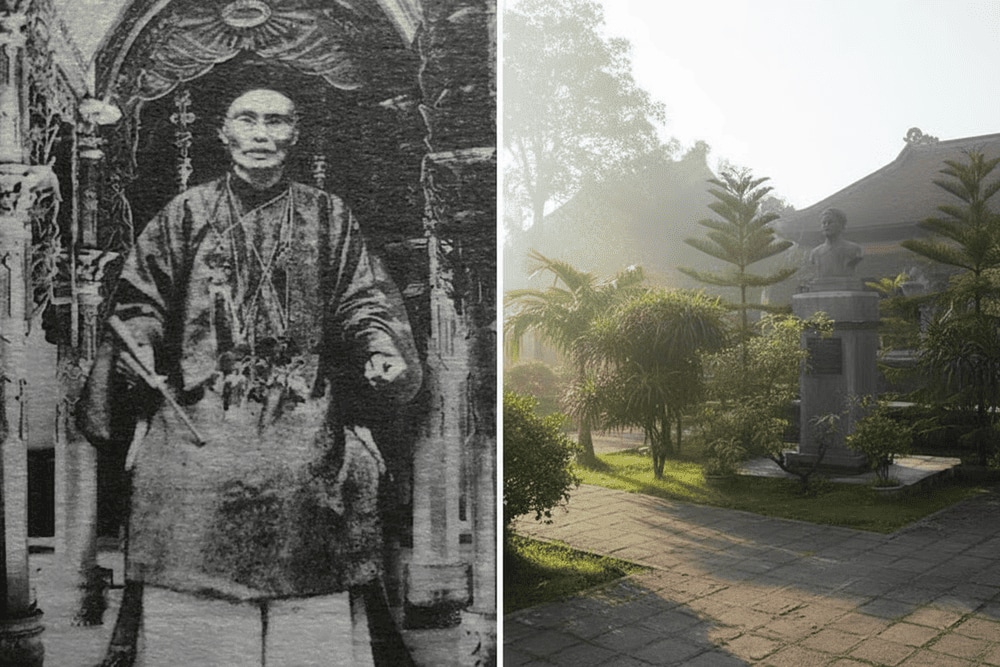 Father Peter Tran Luc, the founding priest, was the one who started the construction of the Phat Diem Cathedral