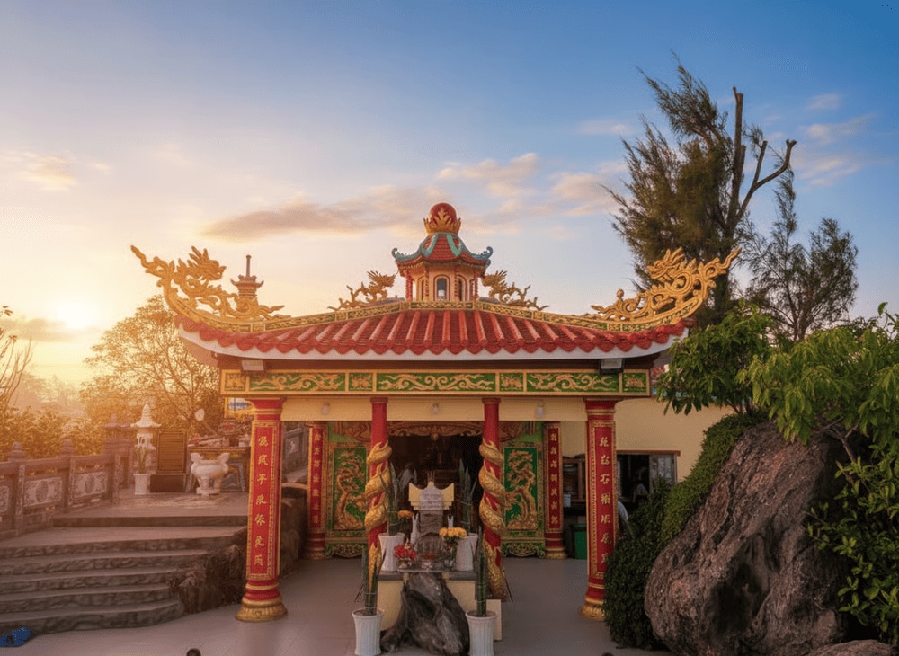 Dinh Cau Temple is a must-visit spiritual site tied to Phu Quoc’s fishing heritage