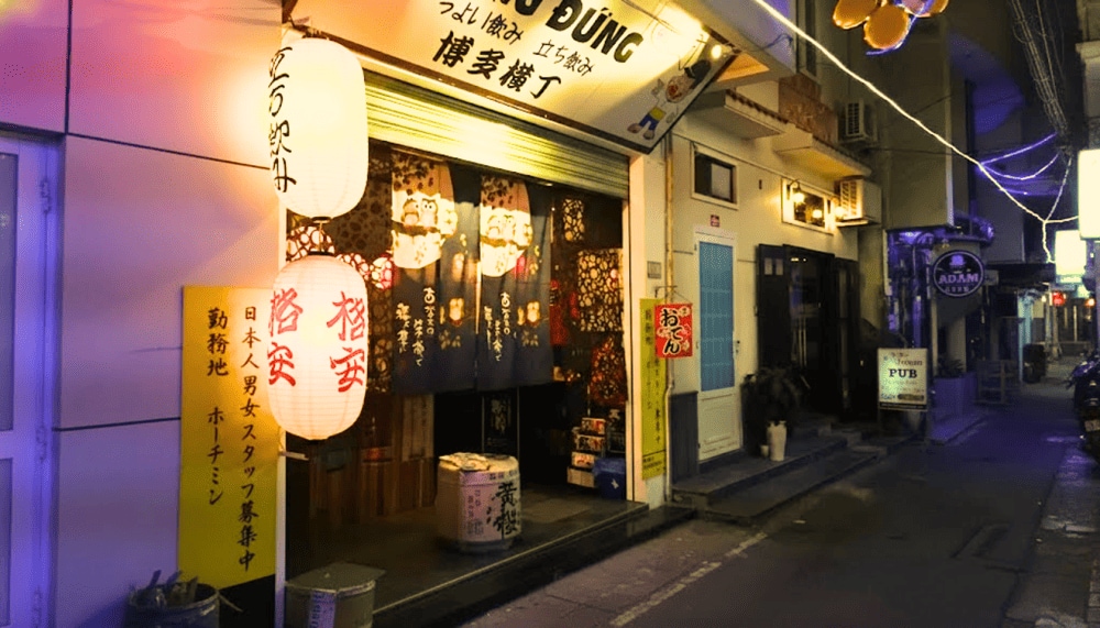 Saigon Japan Town is famous for its lantern-lit alleys, authentic Japanese eateries, and charming storefronts