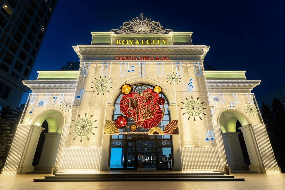 Royal City Hanoi with classic European architecture, majestic and splendid high-rise buildings (Source: Vincom)