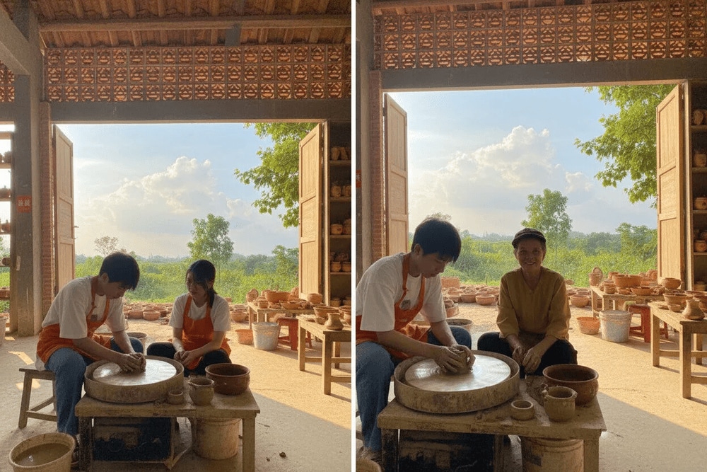 Under the guidance of skilled artisans, you can craft unique pottery pieces that bear your personal touch