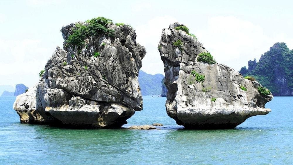 Stone Dog Islet with its unique beauty