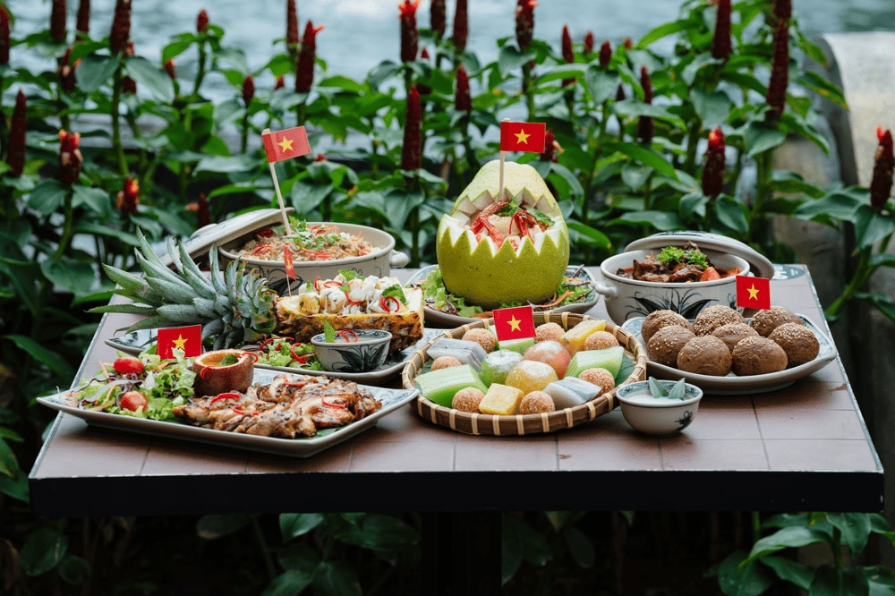 Phu Quoc cuisine stands out with its fresh flavors, rich taste, and distinctive coastal preparation style (Source: Sun World Hon Thom)