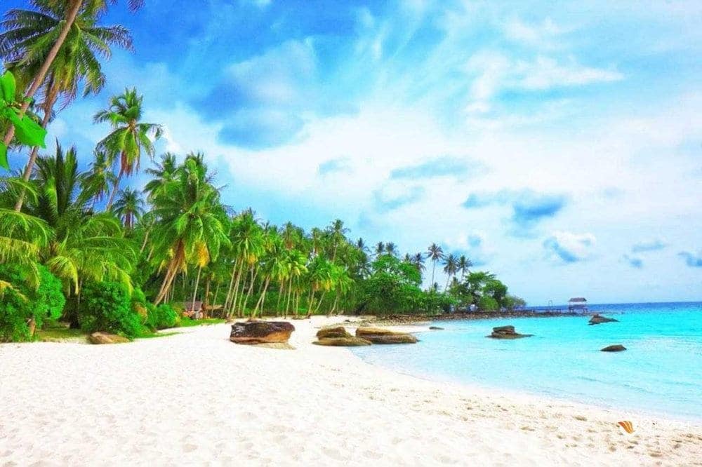 A peaceful atmosphere at Thom Beach